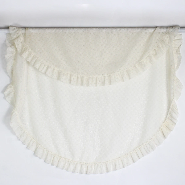 Mixed Lot of 4 Flawed White and Cream Tablecloths for DIY Fabric Upcycling