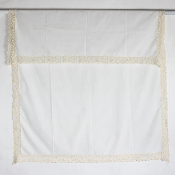 Mixed Lot of 4 Flawed White and Cream Tablecloths for DIY Fabric Upcycling