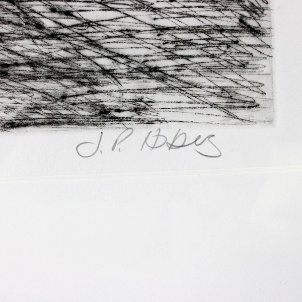 Interior Garden by Jani Hoberg Framed Watercolor Print