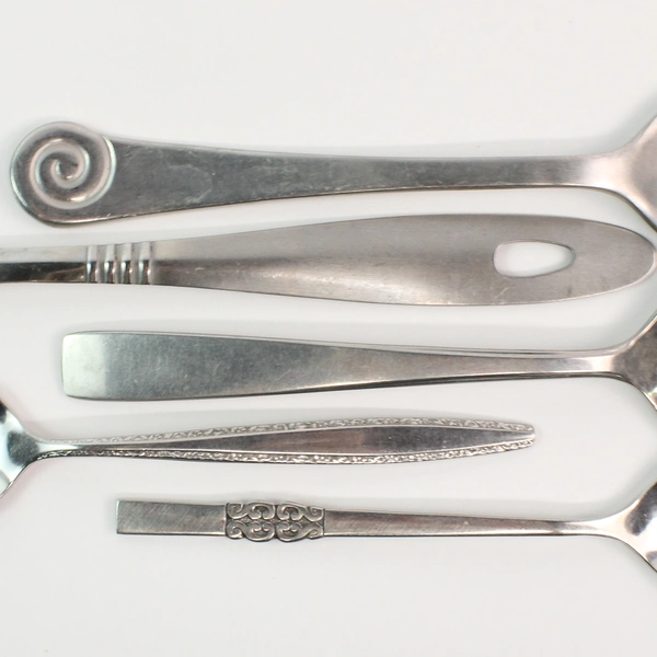 Mixed Lot 20 Stainless Steel Spoons Serving Soup Sugar and Teaspoons