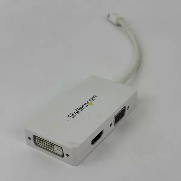 Startech A/V Adapter 3-in-1 Mini DisplayPort to VGA DVI White MDP2VGDVHDW