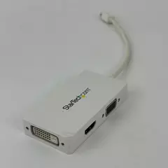 Startech A/V Adapter 3-in-1 Mini DisplayPort to VGA DVI White MDP2VGDVHDW