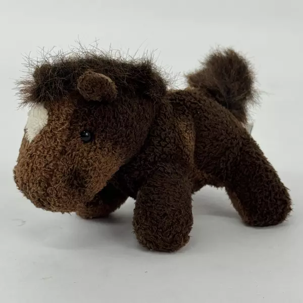 Aurora World Mini Flopsie Brown Pony Horse A & A Plush with Tag