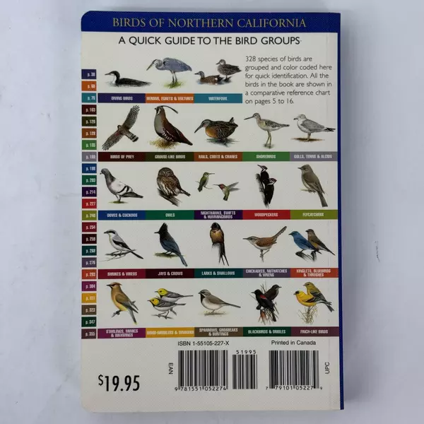 Birds of Northern California by David Fix & Andy Bezener 2000 Trade Paperback