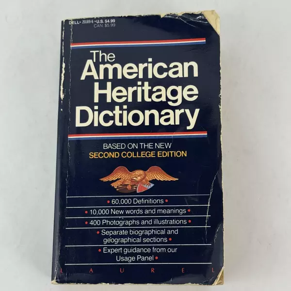 The American Heritage Dictionary Office Edition July 1983 Paperback
