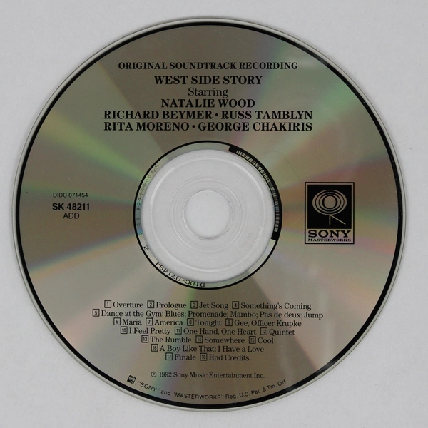 West Side Story The Original Sound Track Recording 1992 Sony Music