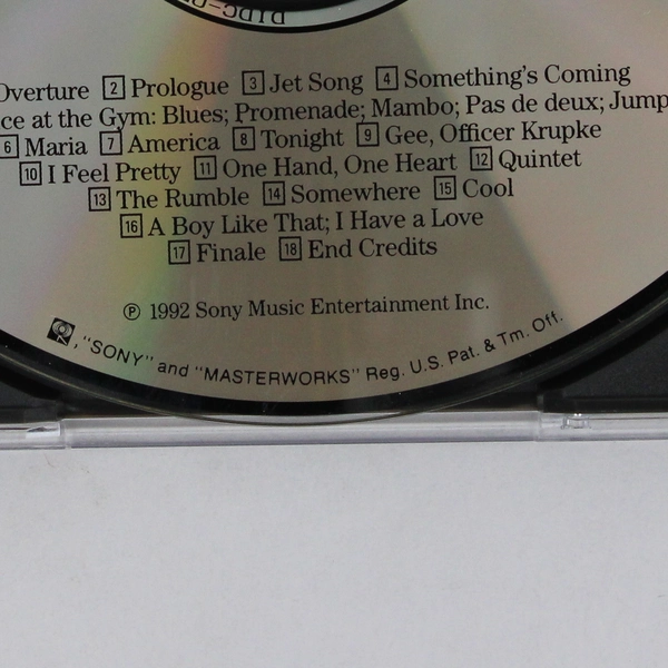 West Side Story The Original Sound Track Recording 1992 Sony Music