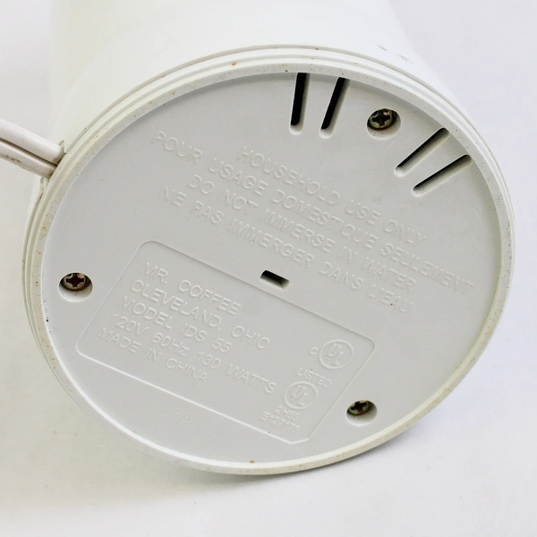 Mr. Coffee Electric Blade Coffee Bean Grinder White Model IDS 55