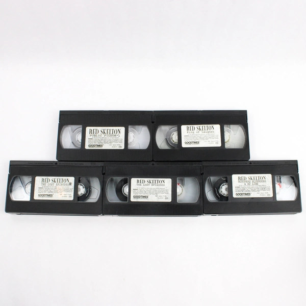A Legend of Laughter With Red Skeleton VHS Collector’s Set 5 Tapes Vintage