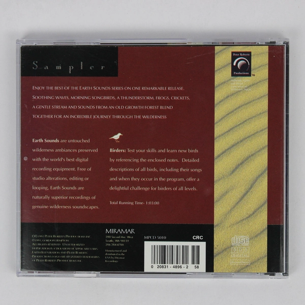 Earth Sounds Sampler Gordon Hempton 1993 Earth's Natural Sounds