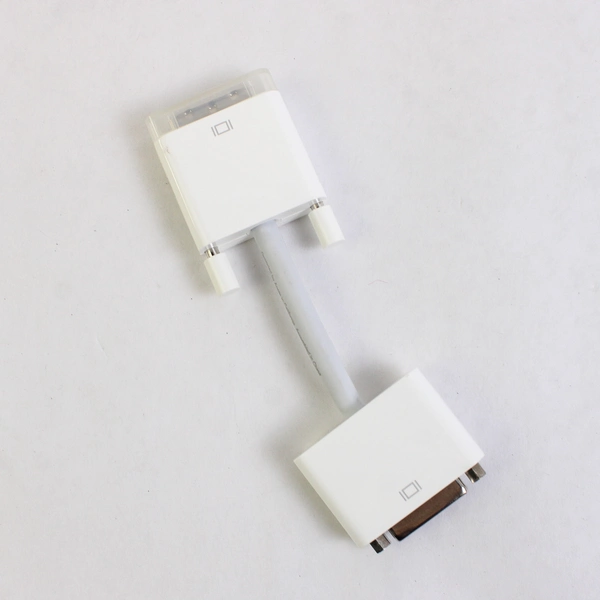 Apple Cable Adapter DVI Male to DVI Female White