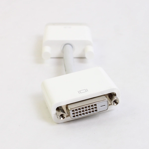 Apple Cable Adapter DVI Male to DVI Female White