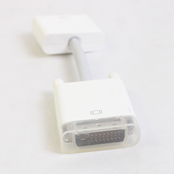 Apple Cable Adapter DVI Male to DVI Female White