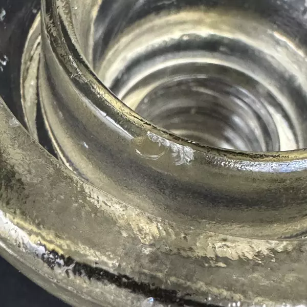 Lot of 3 Armstrong DP1 Clear Glass Power Insulators 