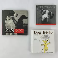 Lot of 3 Dog Training & Care Books Puppy Dogs Dog Tricks Zen Dog Guides