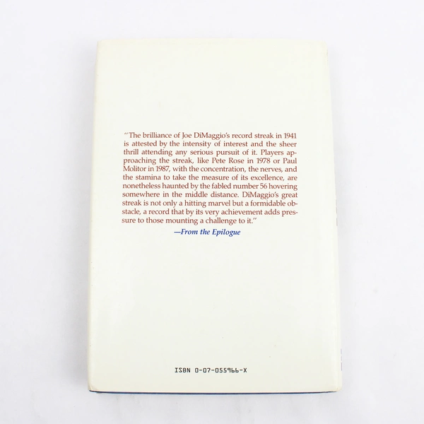 STREAK Joe Dimaggio and the Summer of’ 41 Baseball Michael Seidel 1st Ed. 1988