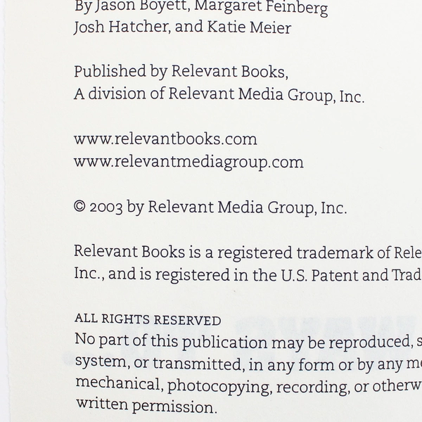 Cheap Ways To... by Jason Boyett Margaret Feinberg 2003 Relevant Books PB