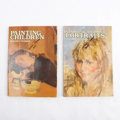 Lot of 2 Painting Children & Starting To Paint Portraits Paperback Books