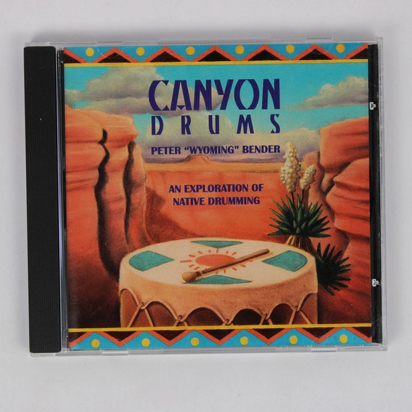 Peter Wyoming Bender's Canyon Drums CD An Exploration of Native Drumming 1998