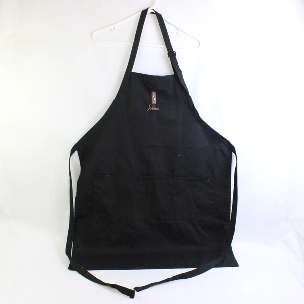Lot Of 2 Black Bib Aprons Solena & Bounty Of Yamhill County