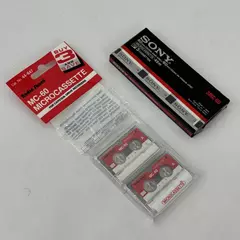 Lot of 5 New Micro Cassette Tapes Sony and TDK 60 Minute