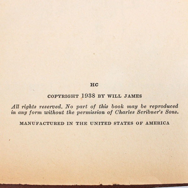Flint Spears by Will James 1946 1st Forum Printing Hardcover Illustrated Book