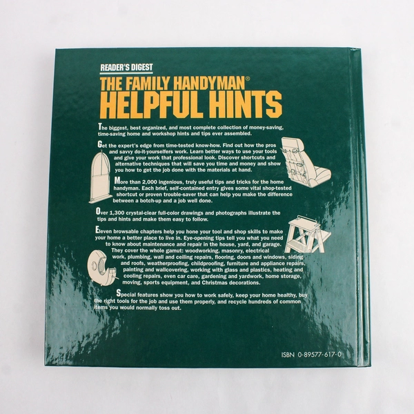 Reader's Digest The Family Handyman Helpful Hints 1995 Hardcover