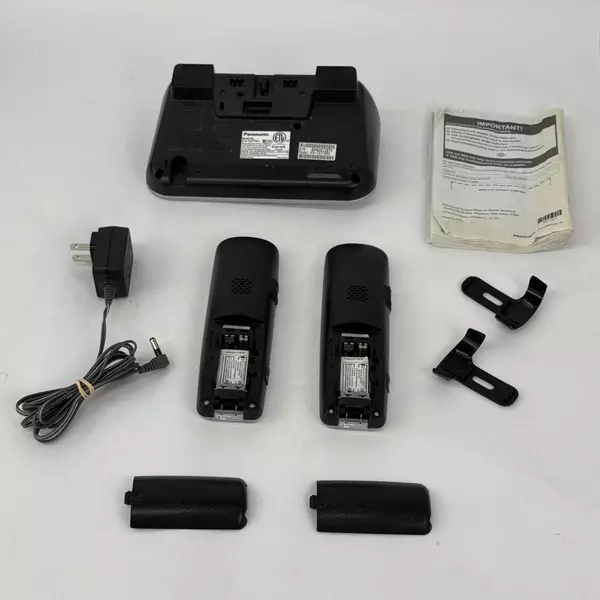 Panasonic KX-TG7741 2 Handset Telephone Set Link to Cellular Bluetooth 6.0