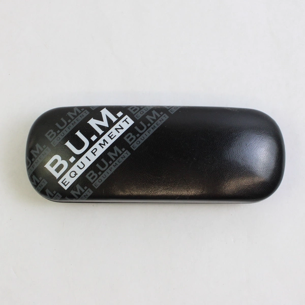 B.U.M. Equipment Black Eyeglasses Glasses Hard Shell Case