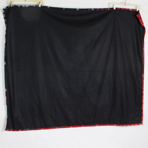 Portland Mavericks Logo Fan Blanket Red Black Gray Soft Material