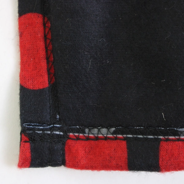 Portland Mavericks Logo Fan Blanket Red Black Gray Soft Material