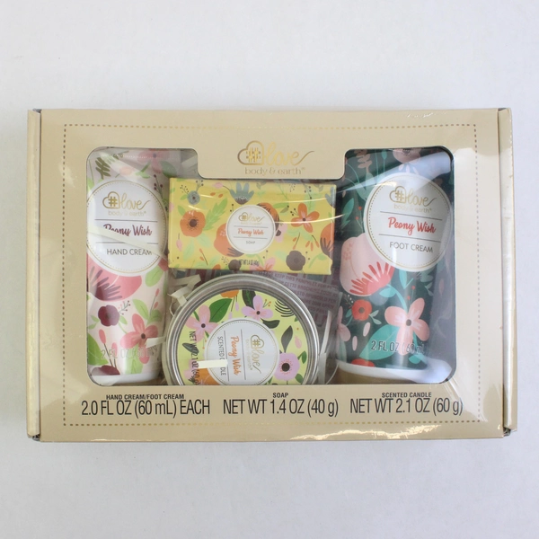 Alter'd State Love Body & Earth Set Hand Foot Cream Soap & Scented Candle Gift
