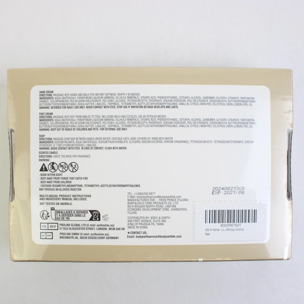 Alter'd State Love Body & Earth Set Hand Foot Cream Soap & Scented Candle Gift