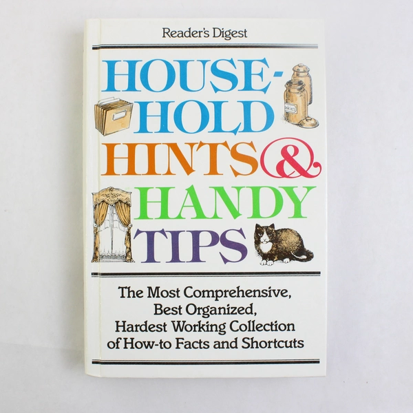 Reader's Digest Household Hints & Handy Tips 1988 Vintage Hardcover