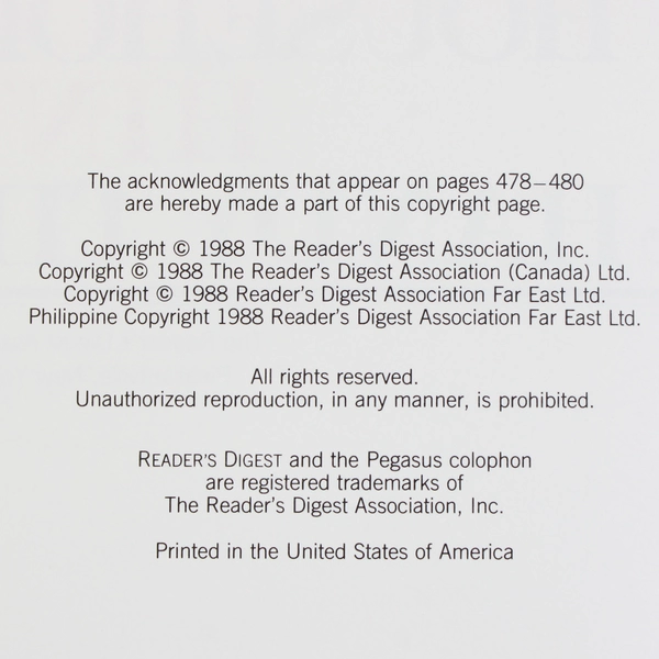 Reader's Digest Household Hints & Handy Tips 1988 Vintage Hardcover