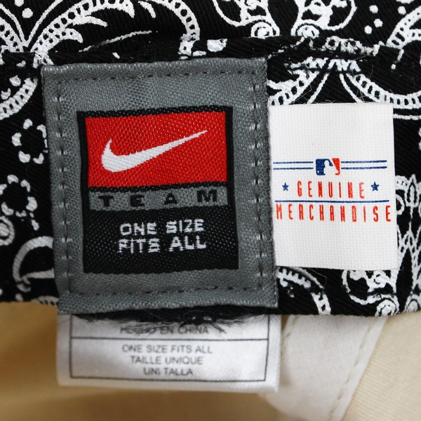 Nike Oakland A's Women's Off-White Cotton Bucket Hat One Size