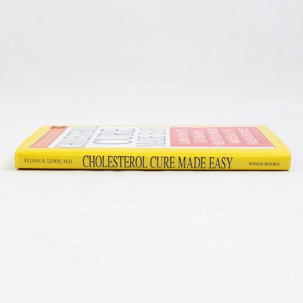 Cholesterol Cure Made Easy by Sylvan R Lewis 1993 Hardcover Dust Jacket
