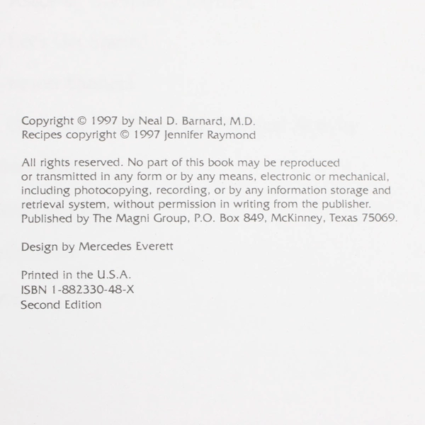 Foods That Cause You to Lose Weight II While You Watch TV Neal Barnard 1997 PB