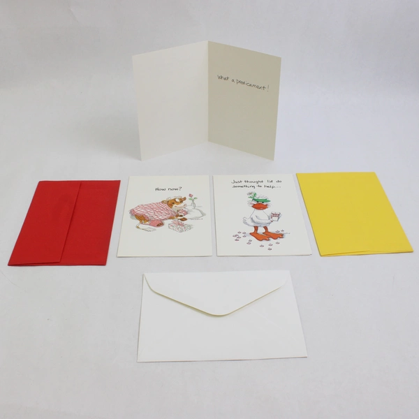 Lot of 5 Vintage Suzy's Zoo Visits by Current Get Well Cards