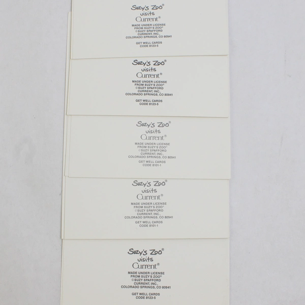 Lot of 5 Vintage Suzy's Zoo Visits by Current Get Well Cards