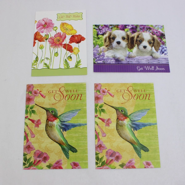 Lot of 13 Get Well Greeting Cards With Envelopes