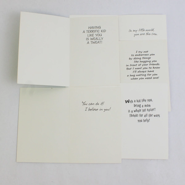 Lot of 5 Vintage Hallmark To Kids With Love Greeting Cards