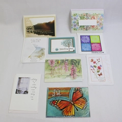 Lot of 9 Thinking Of You Greeting Cards with Envelopes