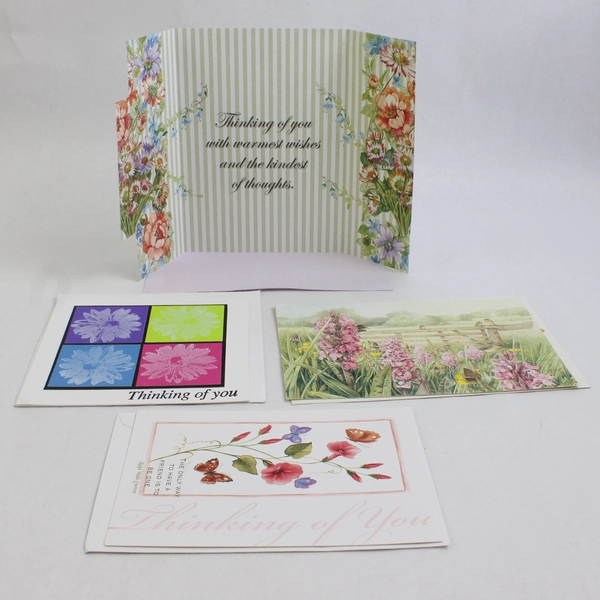 Lot of 9 Thinking Of You Greeting Cards with Envelopes