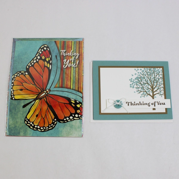 Lot of 9 Thinking Of You Greeting Cards with Envelopes