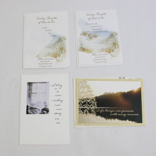Lot of 9 Thinking Of You Greeting Cards with Envelopes
