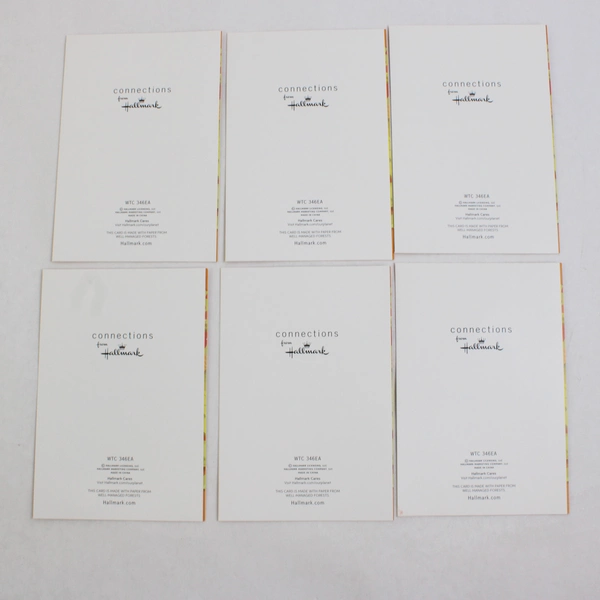 Lot of 6 Connections from Hallmark Thinking of You Thanksgiving Greeting Cards