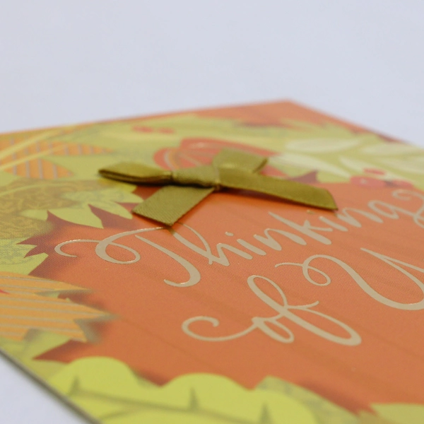 Lot of 6 Connections from Hallmark Thinking of You Thanksgiving Greeting Cards