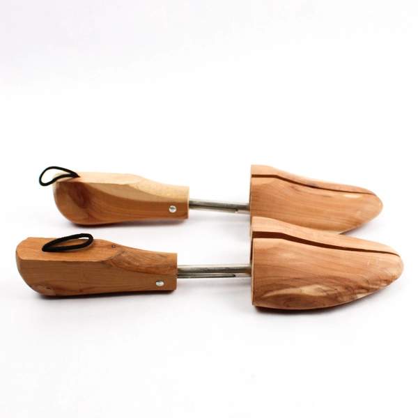 Pair Of Unbranded Wood/Metal Shoe Tree Inserts/Stretcher Size Medium/Large