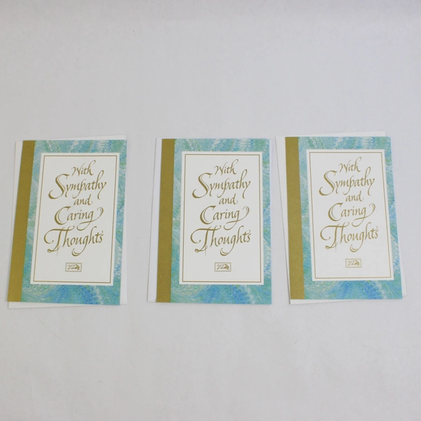 Lot of 7 American Greetings Sympathy Cards with Envelopes